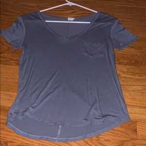 Full Tilt blue V-neck